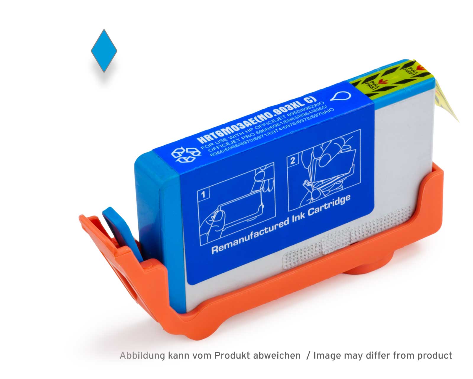 Compatible ARA COLOR cartridge replacing HP 903 XL cyan with chip (non OEM)