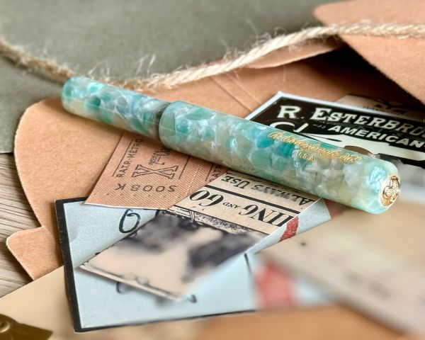 Esterbrook Niblet Sea Glass, Gold Füllhalter