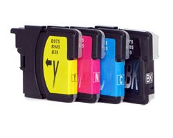 Set kompatible Druckerpatronen für Brother LC-985