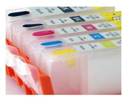 Refillable Ink Cartridges with Tinte for Canon PGI-521, CLI-521