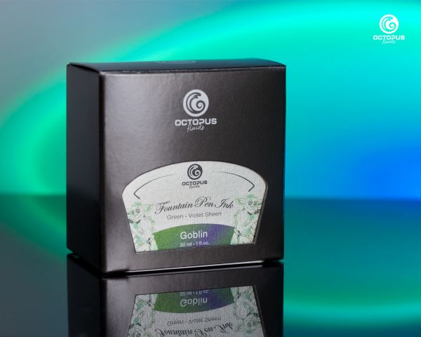 Fountain Pen Ink Sheen with converter, Goblin, Green, 30 ml