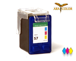 ARA COLOR remanufactured HP 57 color cartridge (non OEM)