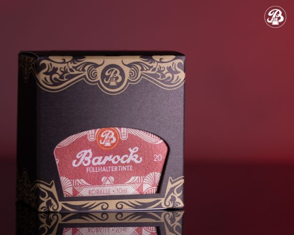 Barock 1920 Schreibtinte, Füllhaltertinte im 30 ml Tintenglas