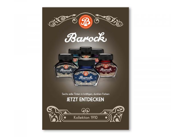 Poster A1 "Barock 1910" auf 135g/m² Bilderdruckpapier