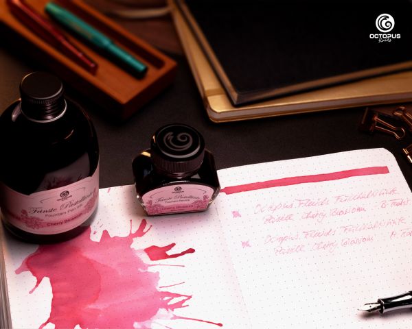 Fountain pen ink pastel rose "Cherry Blossom"