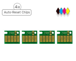 Autoreset Chips für Canon PGI-2500 schwarz, cyan, magenta, yellow