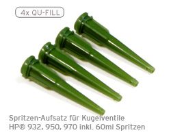 Beccucci per siringhe QU-FILL™ per ricaricare HP® 932, 950, 953, 970, 971 e Primera incl. siringhe