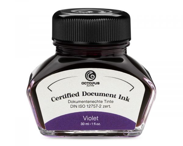 Document-proof ink violet DIN ISO 12757 certified