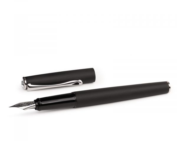 Füllhalter Diplomat Esteem schwarz matt, Stärke M