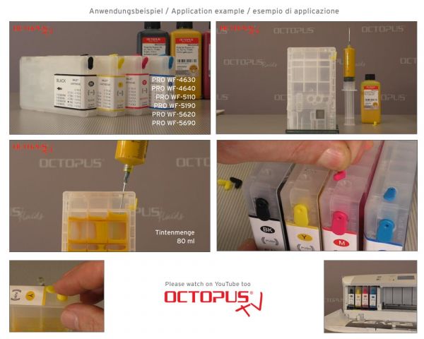 Refillable ink cartridges for Epson 79 inkjet cartridges (non OEM)