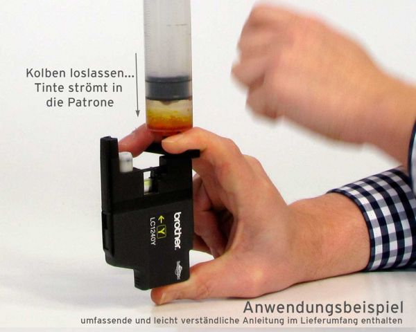 Adattatore per ricarica BroLuer per cartucce Brother