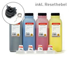 Toner powder and reset lever compatible with Brother TN-326, HL-L 8250, 8300, 8350