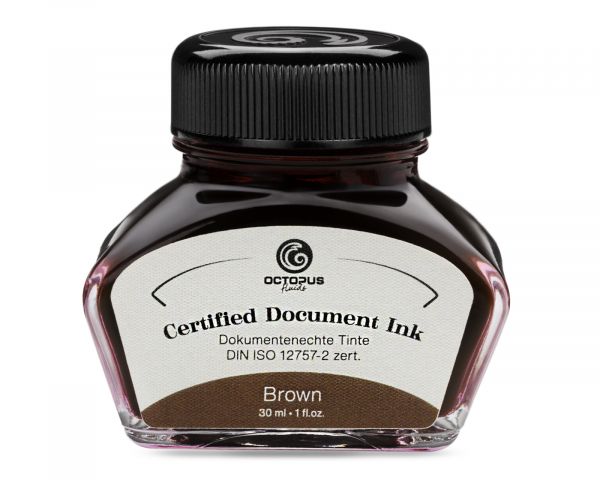 Document-proof ink brown DIN ISO 12757 certified