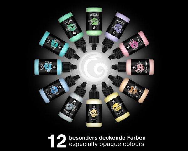 Octopus Fluids Alcohol Ink OPAK CLOUDY DAY, Alkoholtinte für Fluid Art und Resin, grau