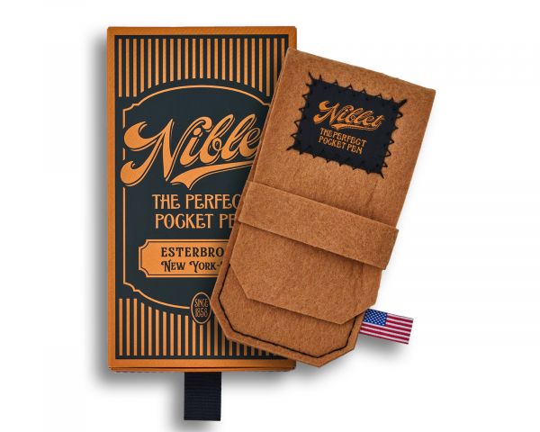 Esterbrook Niblet Black Raven Gold Füllhalter mit 30 ml Schreibtinte und Konverter