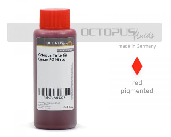 Octopus ink for Canon PGI-9 red