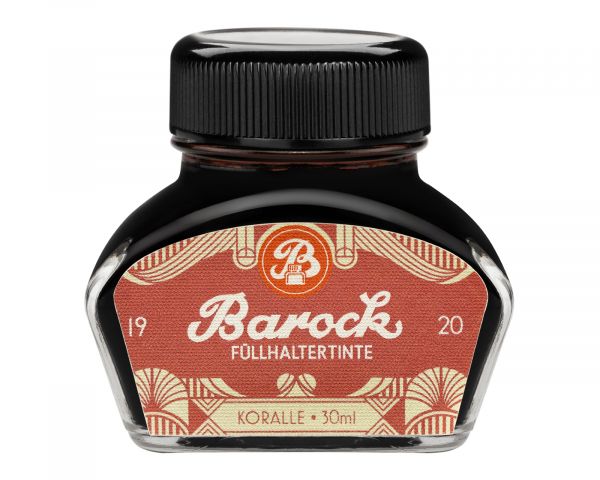 Barock 1920 Schreibtinte, Füllhaltertinte im 30 ml Tintenglas