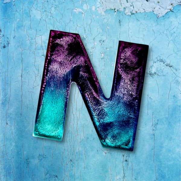 Silikonform, Gießform für Epoxidharz bzw. Resin zur Anfertigung von Buchstaben groß XXL