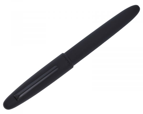 Stilografica Esterbrook Estie Raven con finiture nere, stilografica a cartuccia con 30 ml di inchiostro