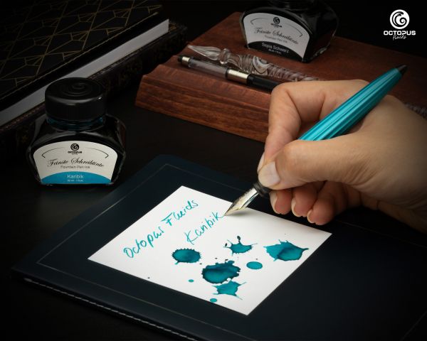 Fountain pen ink including converter, Writing ink for fountain pen, Karibik