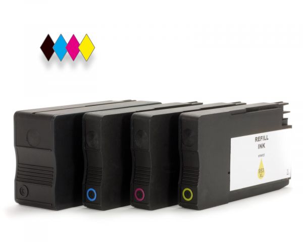 Komplettset ARA COLOR remanufactured HP 953 Tintenpatronen