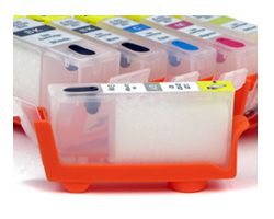 Fill In Set ersetzt Canon PGI-525 BK, CLI-526 incl. grauer Patrone