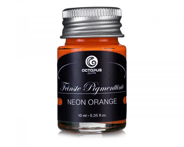 Textmarkertinte für Füller zum Schreiben, Markieren und Zeichnen, Neon Orange, 10 ml