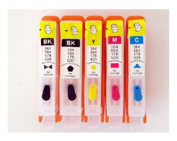 Cartucce d'inchiostro ricaricabili "Fill In" HP 364, 920, senza Chip