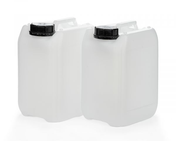 2x 5L canister empty HDPE, with closure DIN 51mm and UN approval, water canister, food safe