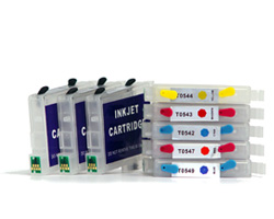 Refillable Cartridges T0540, T0549 (non-OEM) for Epson