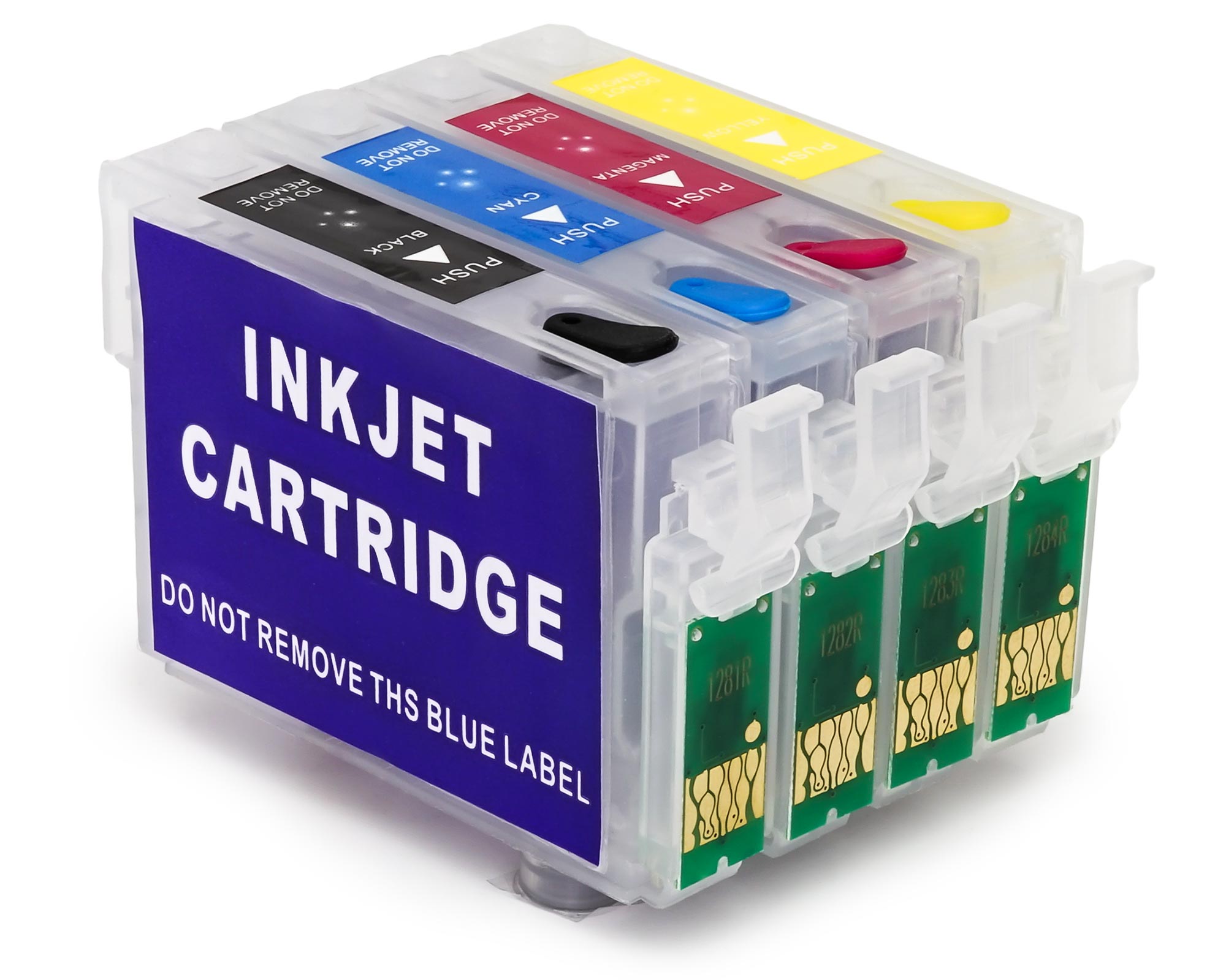 Refillable Cartridges T1281, T1284 (non-OEM) for Epson
