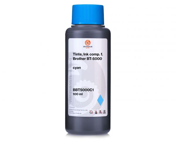 Inchiostro Octopus per Brother BT-5000 ciano 100 ml
