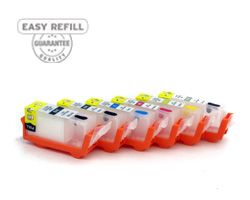 Fill In Set ersetzt Canon PGI-525 BK, CLI-526 incl. grauer Patrone