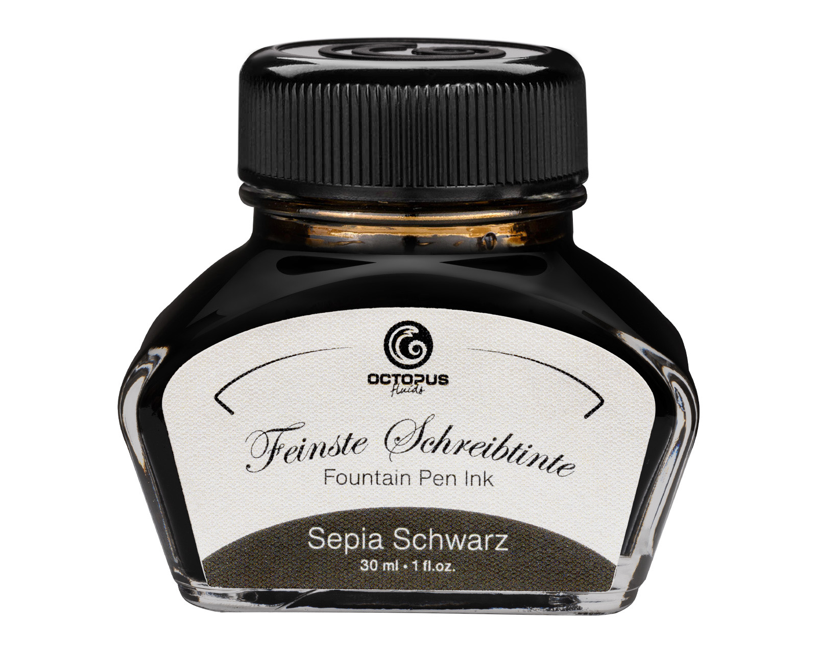 Fountain pen ink, writing ink for fountain pen, fountain pen ink Sepia Black