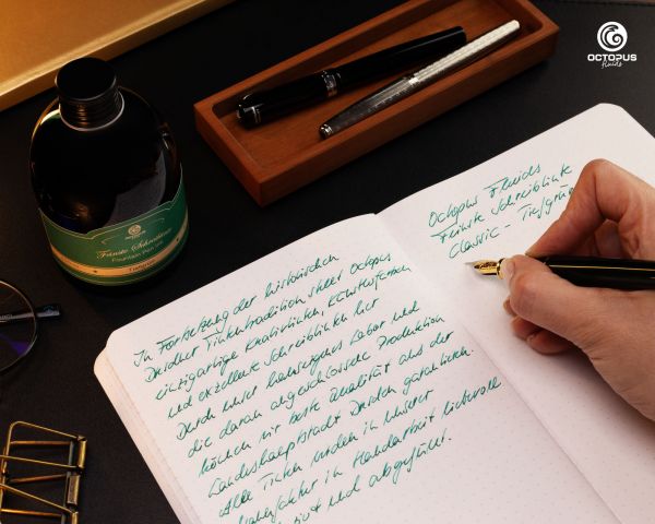 Füllhaltertinte, Schreibtinte für Füllhalter, Füllertinte Tiefgrün