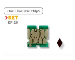 Einmal-Chip (kein OEM) für Epson 26 Tintenpatronen schwarz