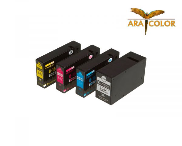 Set Kompatible Tintenpatronen für Canon PGI-1500 (non OEM) CMYK mit Chip