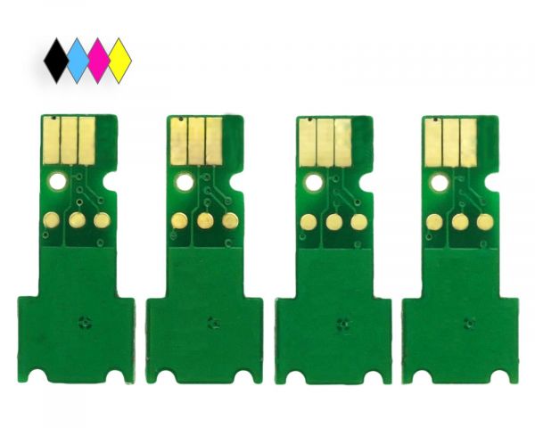 Set di chip di inchiostro per Brother LC-421 XL CMYK