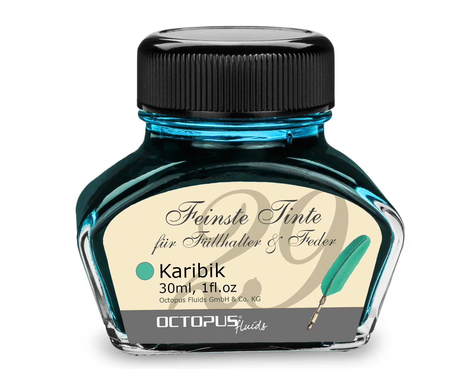 Füllhaltertinte, Schreibtinte für Füllhalter, Füllertinte Karibik Füllhaltertinte, Schreibtinte für Füllhalter, Füllertinte Karibik
