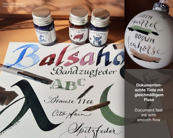 Write and Draw Ink Set, Schreib- und Zeichentusche, 38 Farben