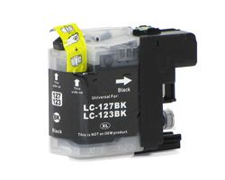 Kompatible Tintenpatrone ersetzt Brother LC-123 schwarz