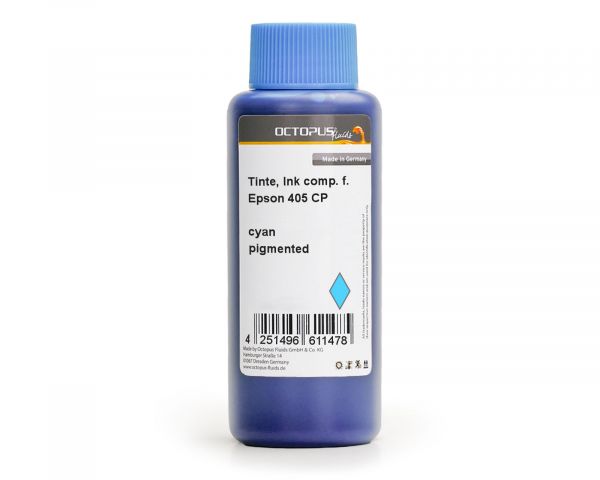 Nachfülltinte für Epson 405 Tintenpatronen, cyan pigmentiert