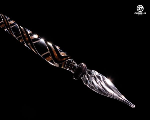 Handcrafted Glass Pen, Glass Dip Pen for Calligraphy and Drawings, Glass Dip Pen for Calligraphy and Drawings