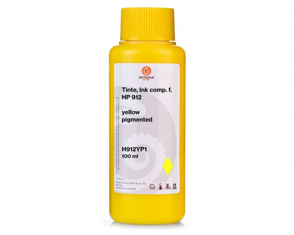 Refill ink compatible for HP 912 yellow pigmented