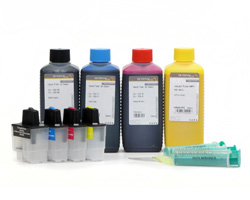 Refillable Ink Cartridges (kit) compatible with Brother LC-900 with Octopus Ink Refillable Ink Cartridges (kit) compatible with Brother LC-900 with Octopus Ink