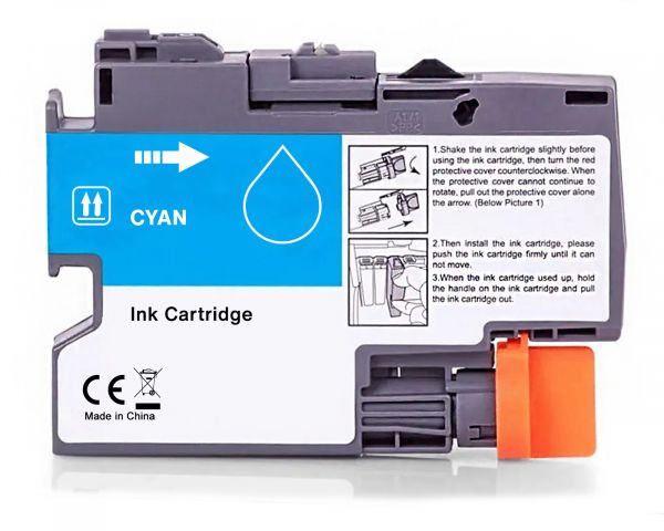 Kompatible Tintenpatronen für Brother LC-3233 C cyan