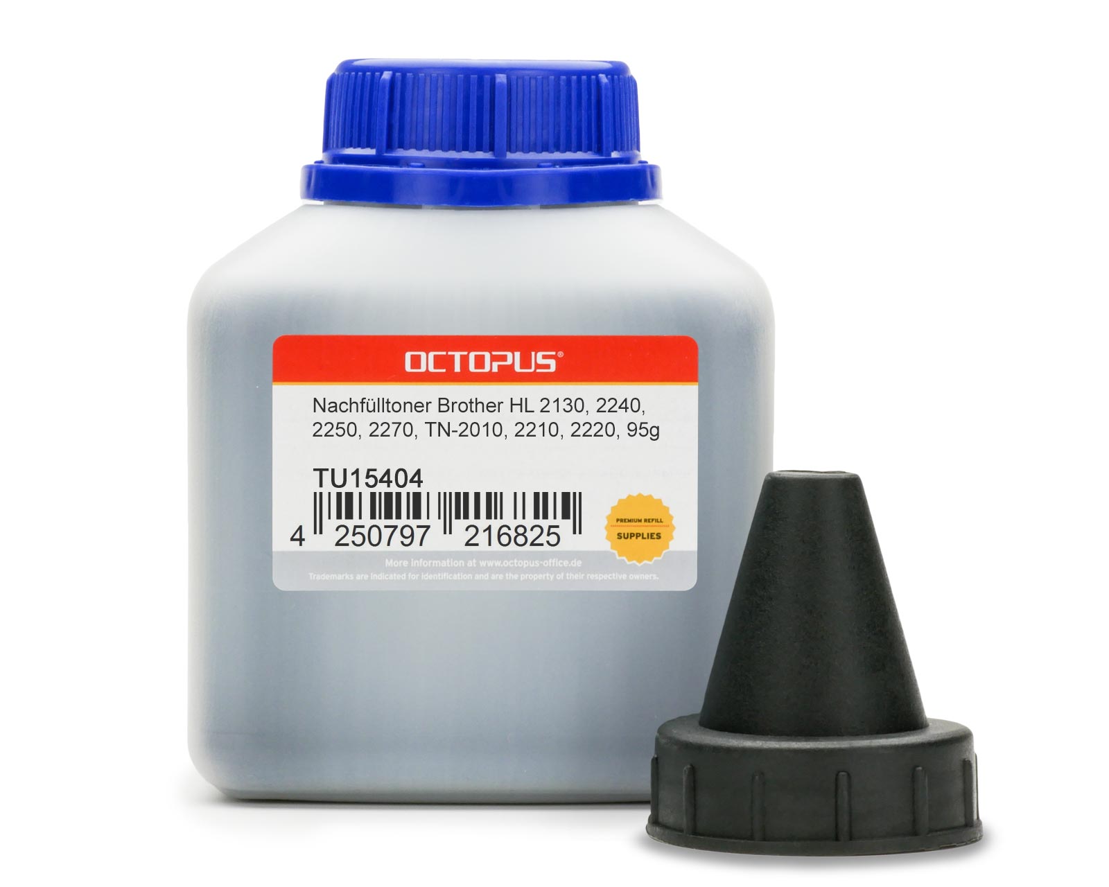Octopus Refill Toner Powder compatible with Brother HL 2130, 2240, 2250, 2270, TN-2010, TN-2210, TN-2220 (no OEM)