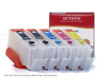 Befüllbare Fill IN Tintenpatronen, Druckerpatronen für Canon PGI-550, CLI-551 mit Chip Befüllbare Fill IN Tintenpatronen, Druckerpatronen für Canon PGI-550, CLI-551 mit Chip