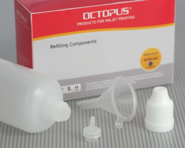 5 x 100 ml LDPE dropper bottles with white caps + mini funnel