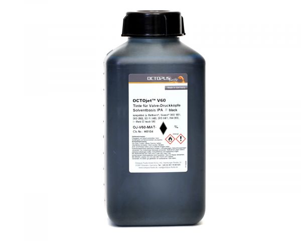 Inchiostro solvente OCTOjet per DOD, Drop on Demand a getto d'inchiostro a grandi caratteri